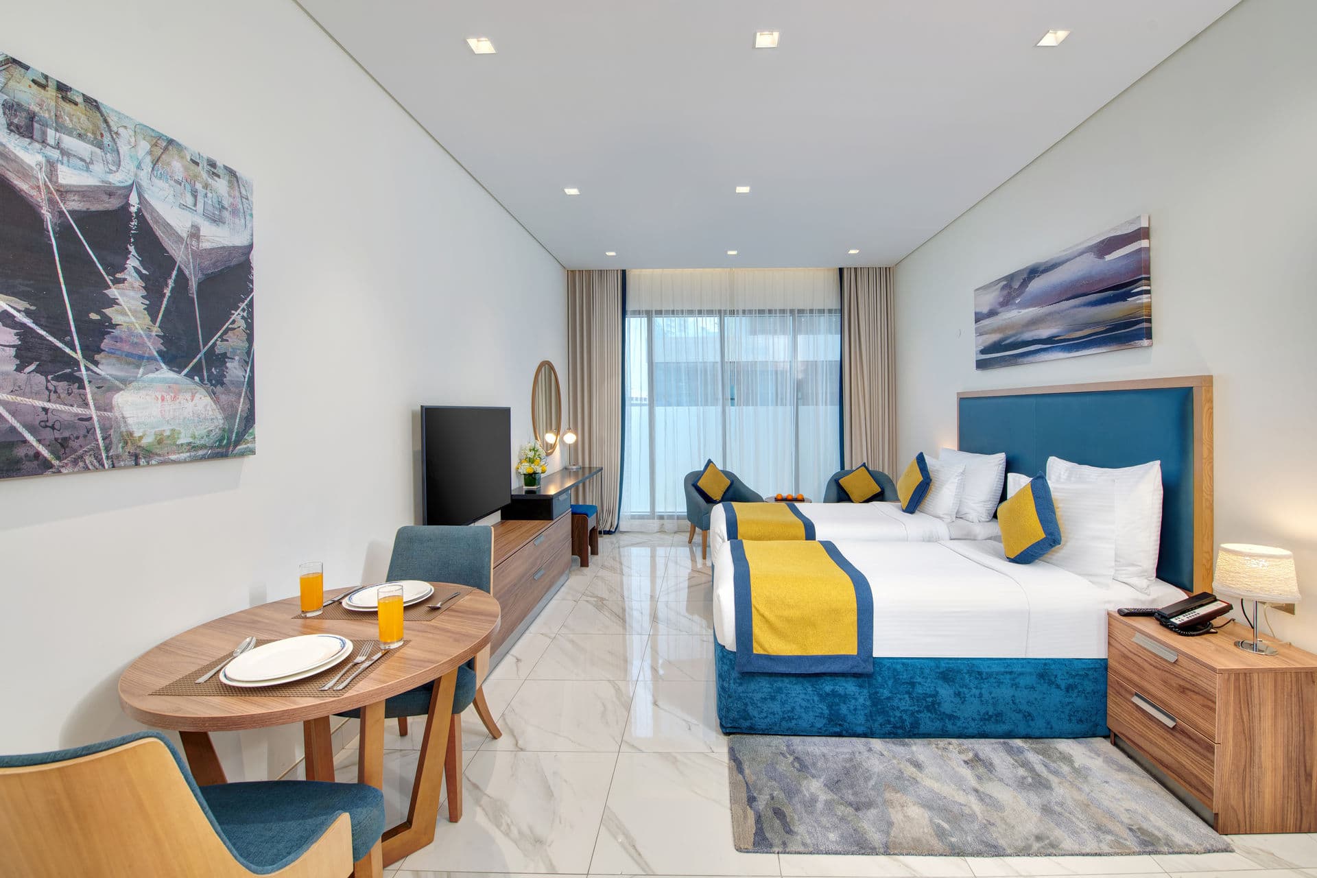 Deluxe Twin Studio Apartment at Bur Dubai