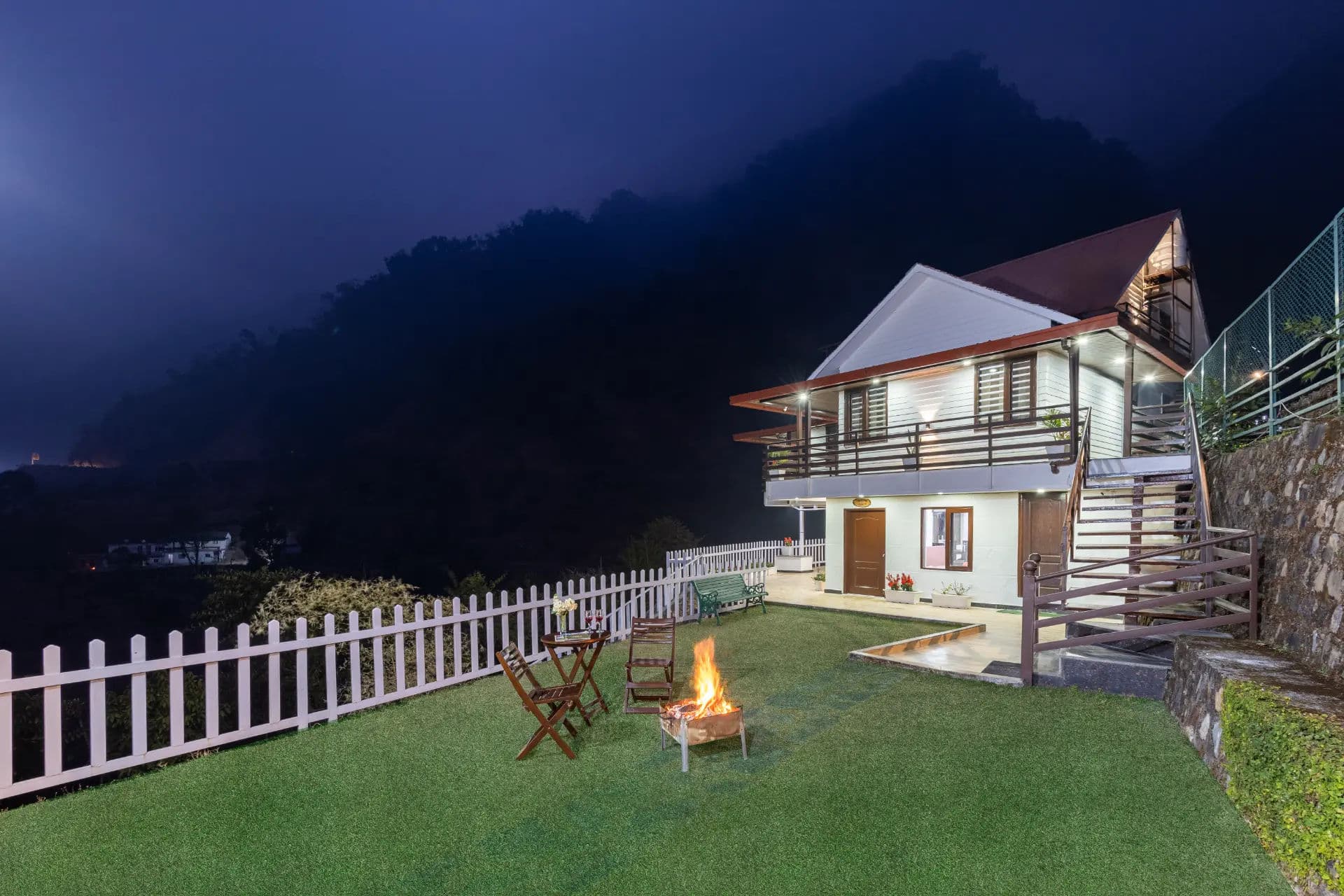 Madhuram Villa | Scenic Pet-Friendly 1-BHK Hidden Gem With Balcony & Garden