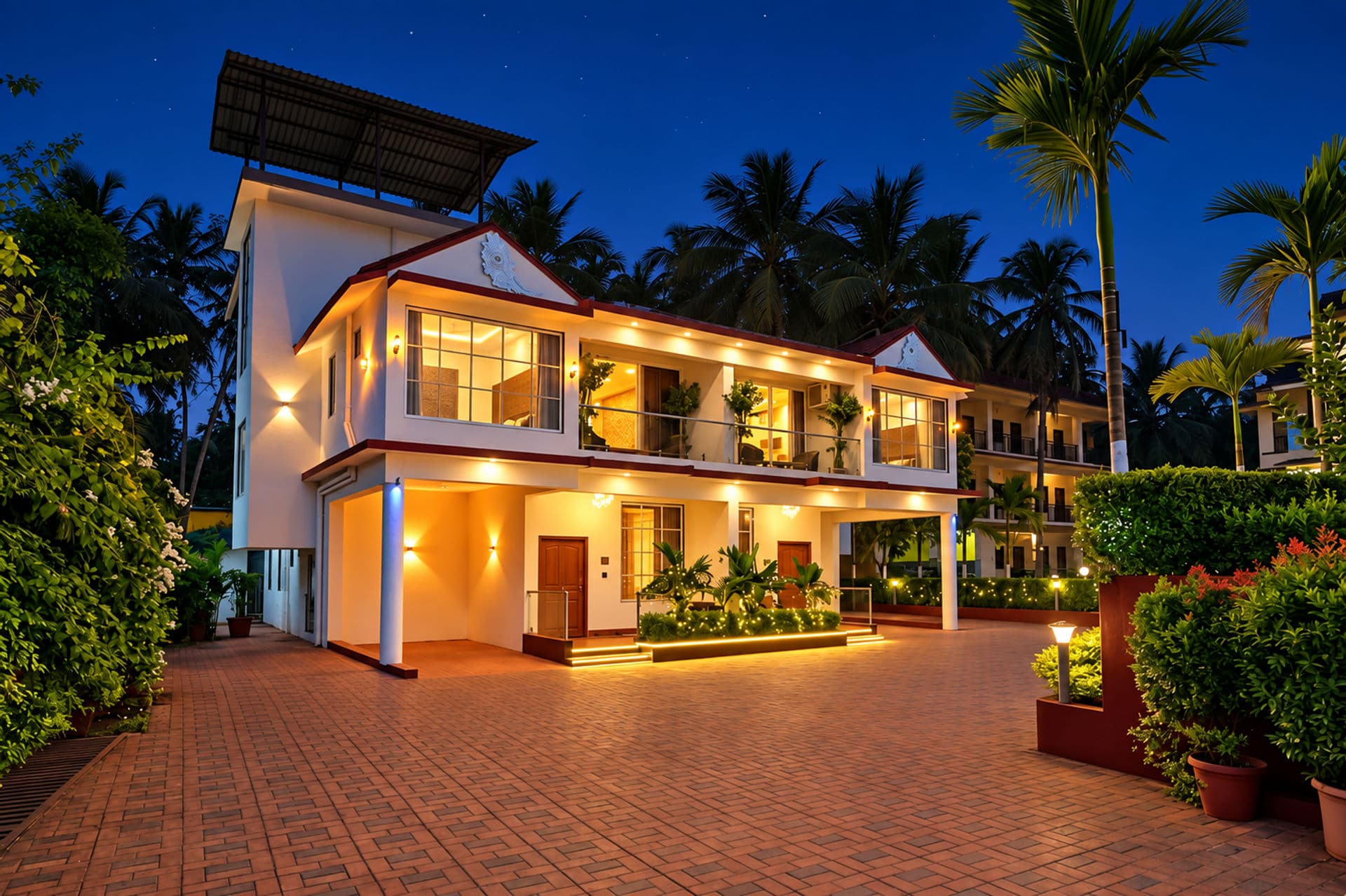 Villa Plume | 4-BHK Villa with Private Pool and Sit Out | Near Calangute Beach