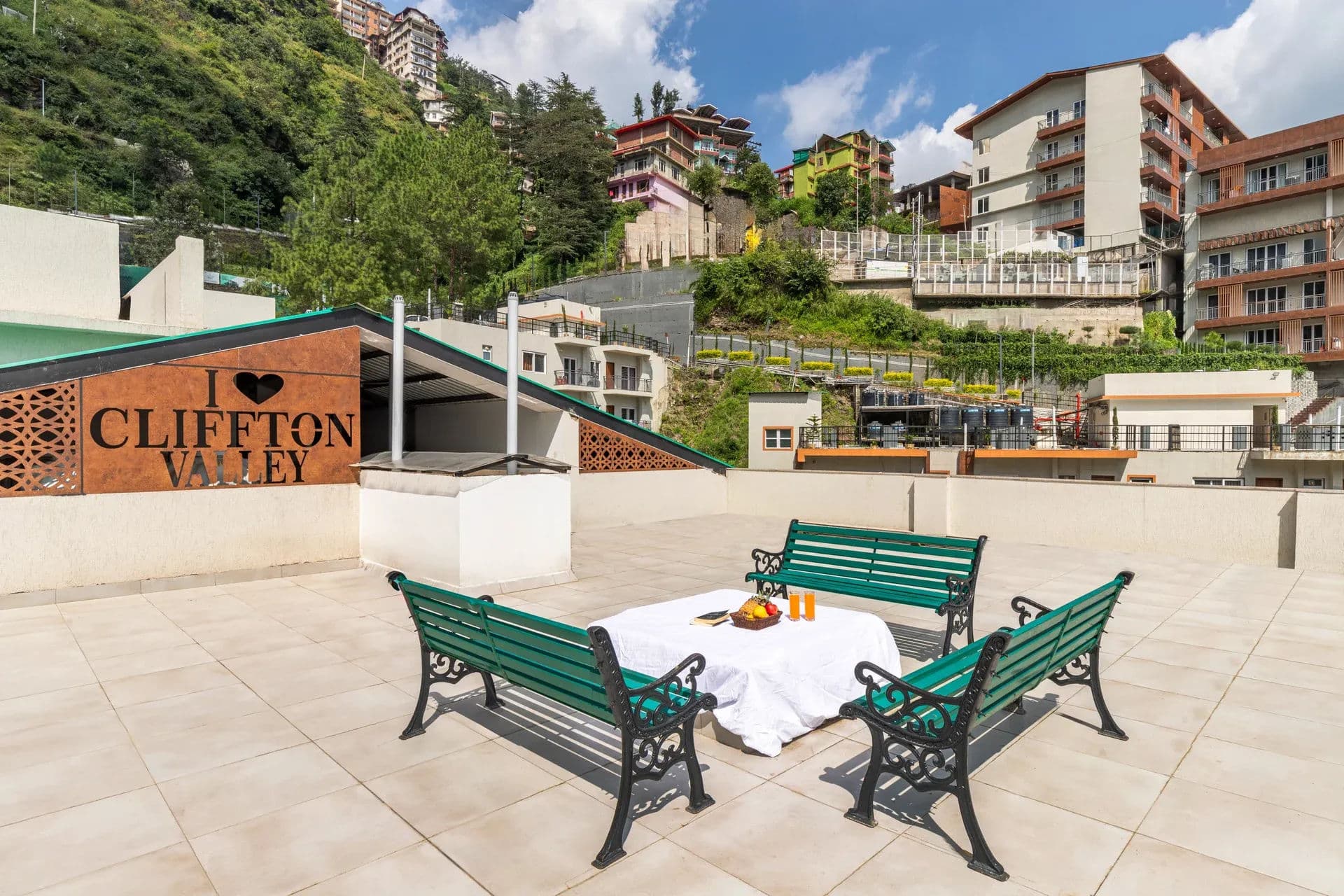 Cliff Perch | 3-BHK | Kitchen | Outdoor Sitting Area | Lift