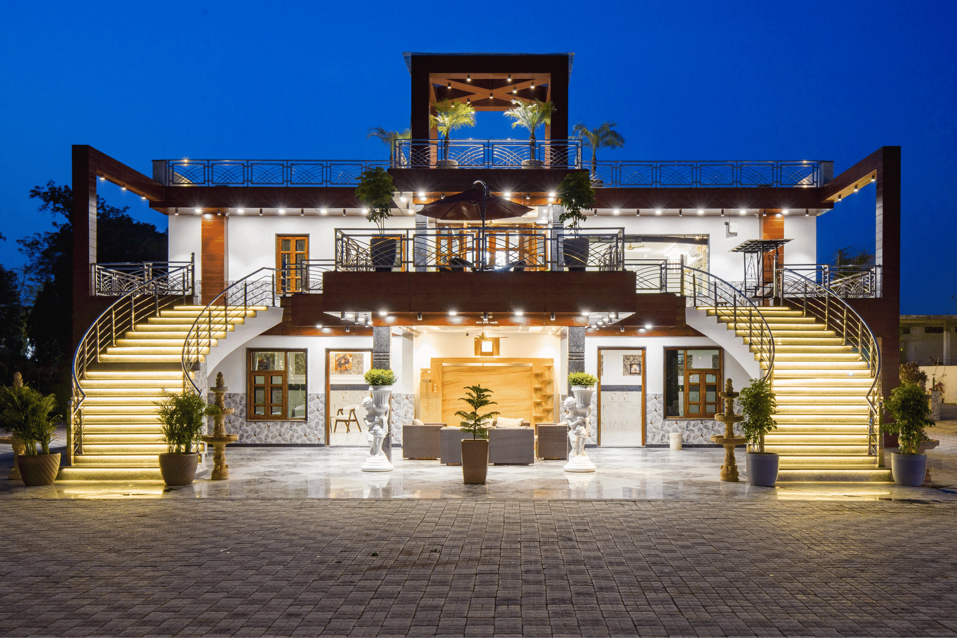 Ivory estate | 5-BHK Pet-friendly Farm with Pvt Pool, Gazebo & Lounge