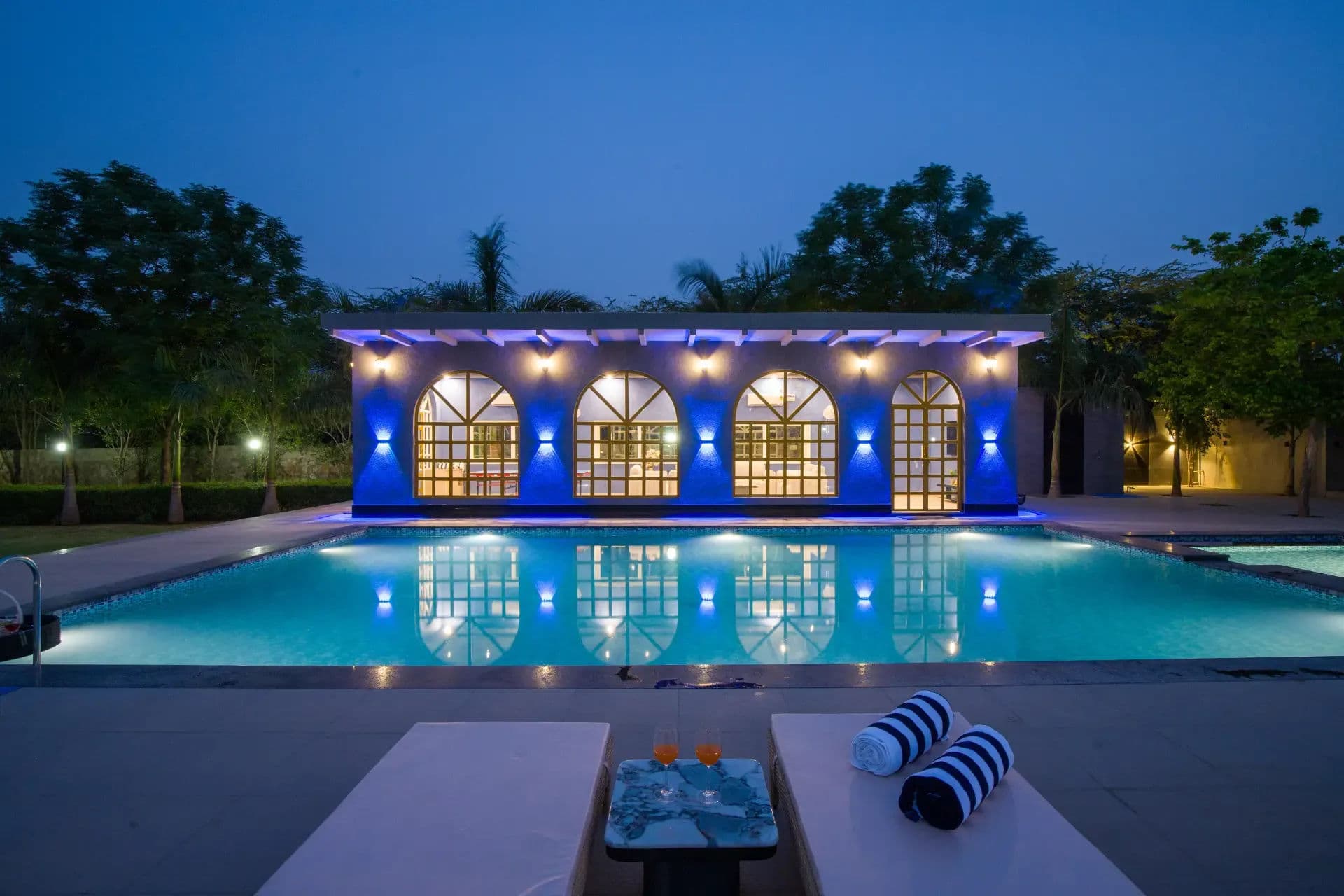 Enchantia | Pet-friendly 6-BHK Retreat With Private Pool, Garden & Party Hall