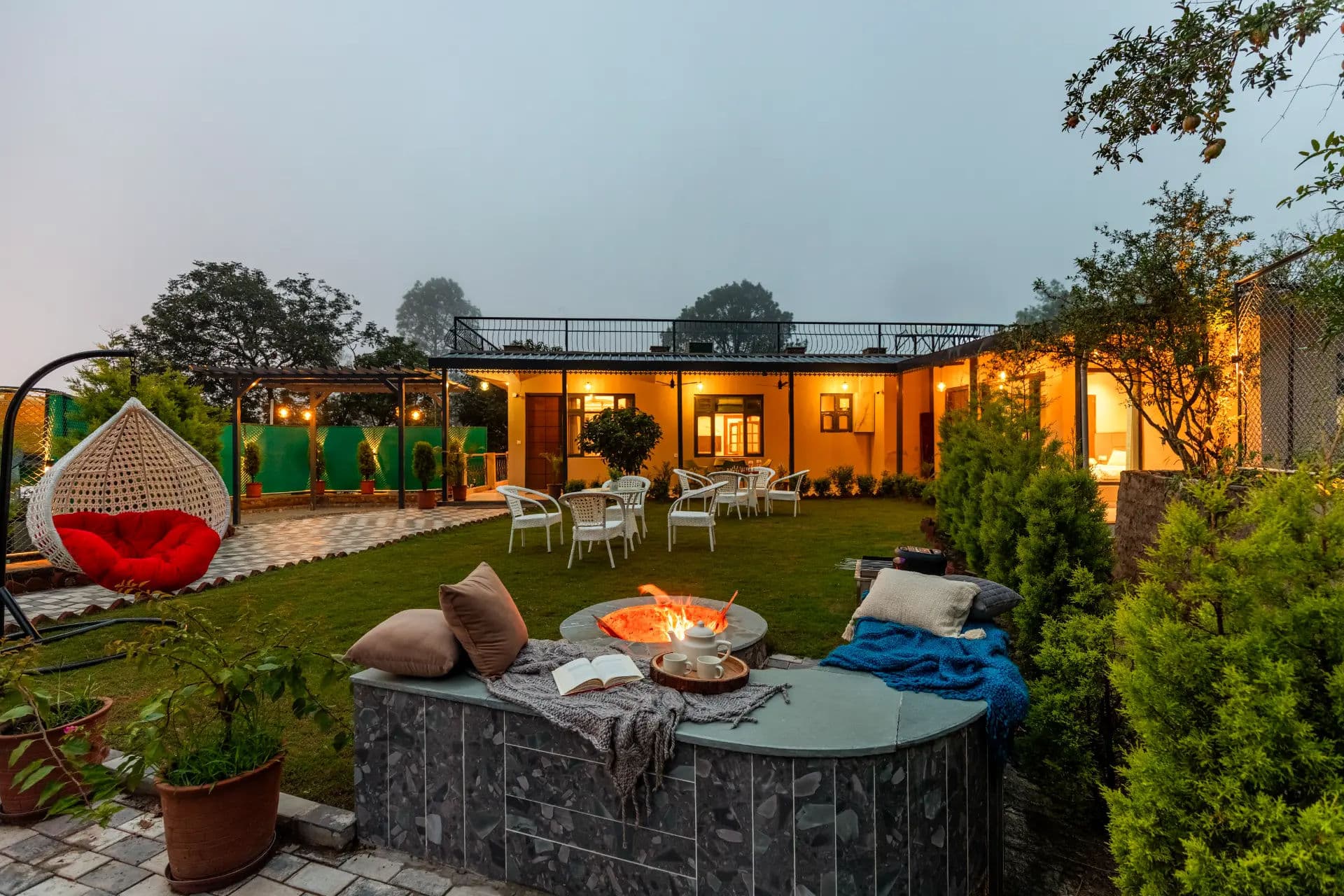 The Pine Melody | Pet-friendly 4-BHK Retreat With Private Plunge Pool & Garden