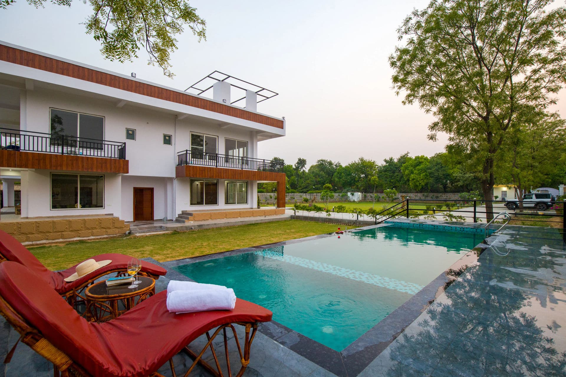 Amber Villa | 3-BHK Retreat With Pvt Pool, Game Room & Studio Rooms