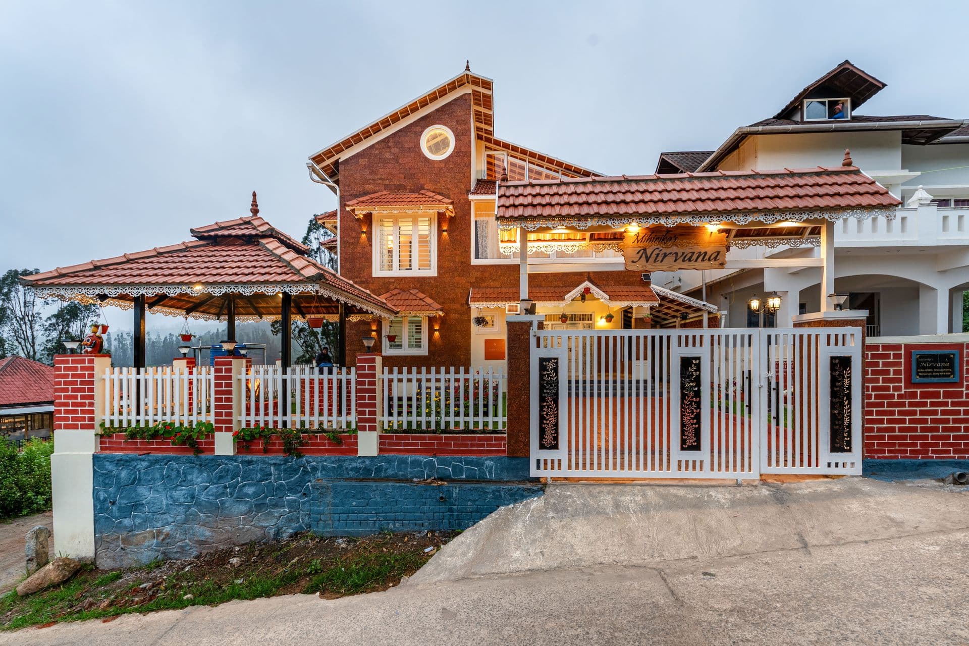 Mihirika’s Nirvana | 5-BHK With Garden, Gazebo, Bonfire Pit & Scenic Views; Near Karnataka Garden