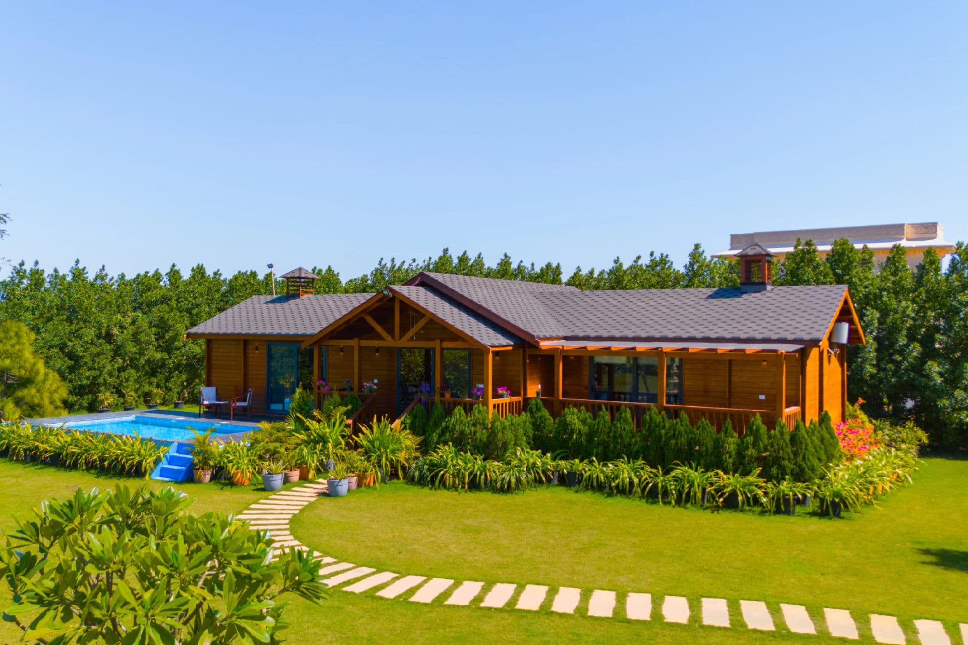 Riveira Hills | 3-BHK Pet-friendly Cottage with Lush Garden, Private Pool