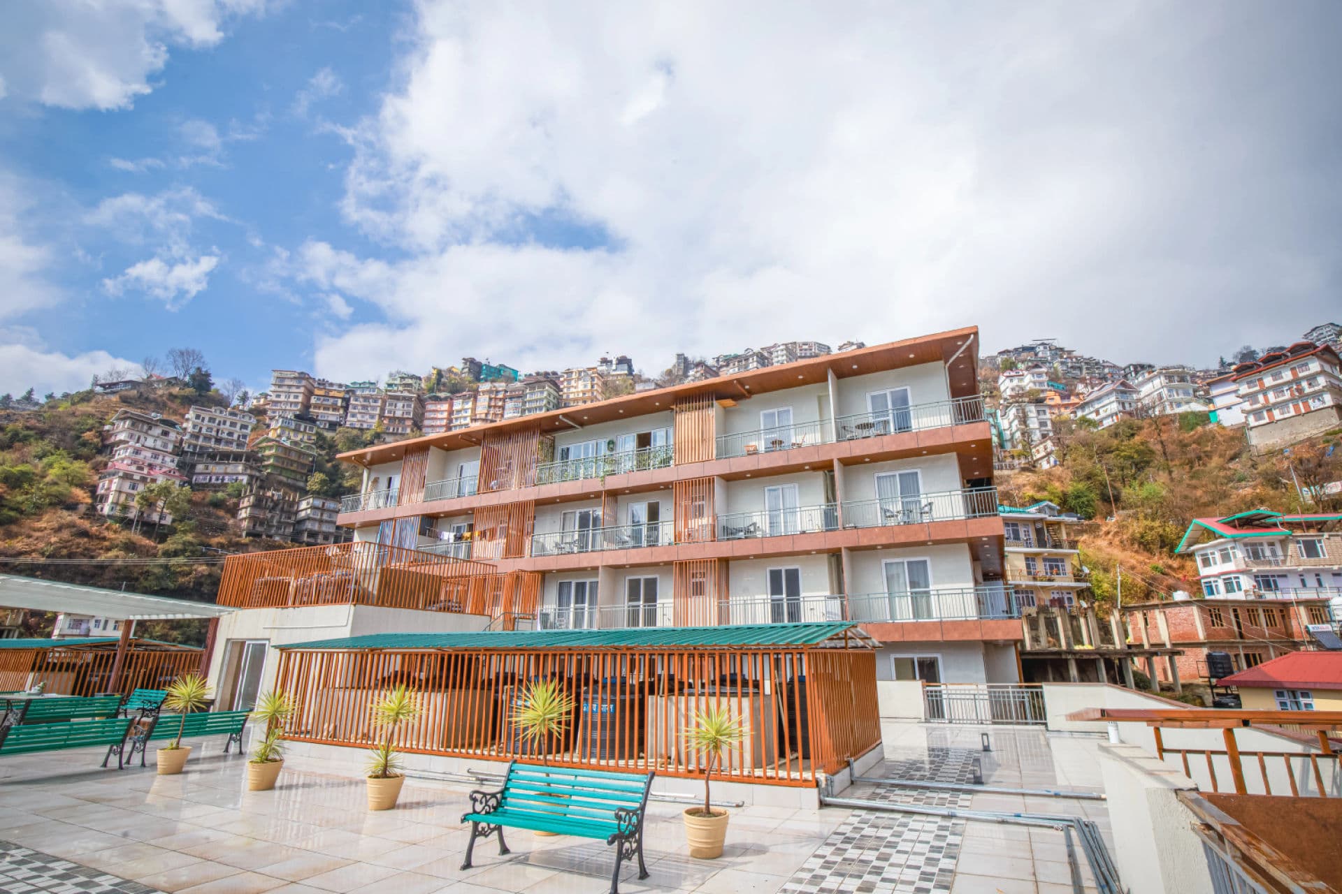 Cliff Crest | 2-BHK | Kitchen | Outdoor Sitting Area | Lift