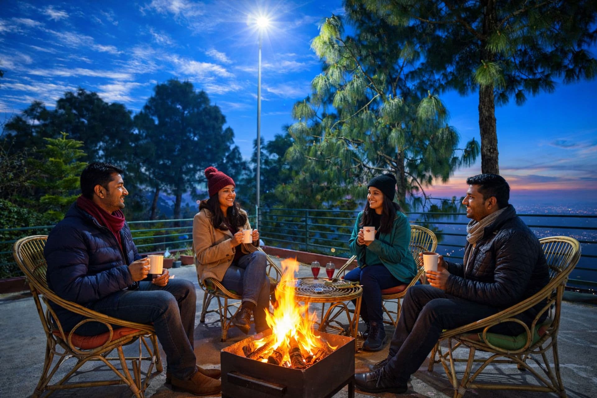 Pine View Cottage | Pet-friendly 3-BHK Himalayan Retreat with Scenic Sit-Out Areas